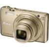 Фотоаппарат Nikon Coolpix S7000 Gold <16.1Mp, 20x zoom, 3", SDXC, WiFi> (VNA802E1)