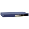 Коммутатор NETGEAR  FS728TP-100EUS Управляемый Smart-коммутатор на 24FE+2GE+2SFP(Combo) портов (из них 24FE порта с PoE), PoE бюджет до 192 Вт