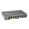 Коммутатор NETGEAR  GS105PE-10000S 5-портовый (из них 2 порта с PoE) гигабитный коммутатор ProSafe Plus с возможностью питания от PoE, управление с по