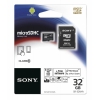 Флеш карта microSD 32Gb Class10 Sony SR32NYAT + adapter
