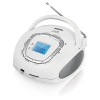 Аудиомагнитола BBK BS05 белый металлик 2.4Вт/MP3/FM(dig)/USB/SD ((BS) BS05 БЕЛЫЙ/МЕТАЛЛИК)