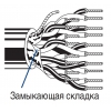 Кабель информационный Belden 9505.00305 RS-232 F/UTP общий экран 5X2X24AWG PVC внутренний 305м хром