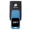 Флеш Диск Corsair 16Gb Voyager Slider X2 CMFSL3X2-16GB USB3.0 черный/голубой