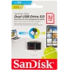Флеш Диск Sandisk 32Gb Ultra Dual SDDD2-032G-G46 USB3.0 черный
