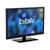 Телевизор LED 24" BBK 24LEM-1004/T2C черный LED-Телевизор со встроенными медиаплеером и цифровым ТВ-тюнером стандарта DVB-T2