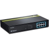 Коммутатор Trendnet TPE-T80H "8-портовый коммутатор PoE+ 10/100 Мбит/c  Питание до 30 Вт на порт, общая мощность 125 Вт Коммутирующая способность 1,6