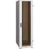 NT BUSINESS / MGLASS 42-66 G Шкаф 19" напольный, серый 42U 600x600,  дверь стекло-металл (3ч)