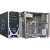 MIDITOWER SPORTING <S08AL-BK/SV> BLACK-SILVER ATX  300W (для P4)