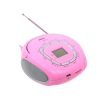 Аудиомагнитола BBK BS05 USB/SD розовый/серебро (BS05 розовый/серебро)