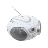 Аудиомагнитола BBK BX107U CD MP3 белый металлик (BX107U белый металлик)