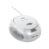 Аудиомагнитола BBK BX109U CD MP3 белый/металлик (BX109U б.м)