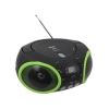Аудиомагнитола BBK BX150U CD MP3 черный/зеленый (BX150U ч/з)