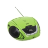 Аудиомагнитола BBK BX190U CD MP3 черный/зеленый (BX190U ч/з)