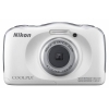 Фотоаппарат Nikon CoolPix S33 с рюкзаком белый 13.2Mpix Zoom3x 2.7" 1080p 25Mb SDXC CMOS IS el 5minF HDMI/KPr/DPr/WPr/EN-EL19 (VNA850KR01)