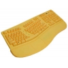 Кл-ра PLUS CRUEES 1716 ERGO YELLOW <PS/2> 108КЛ
