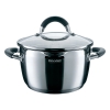 Кастрюля Rondell RDS-025  с\кр 24 см, (5,7л) Flamme (нерж.сталь 18/10,ручки из нерж.стали со вставкой силикон)