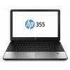 Ноутбук HP 355 G2 A4 6210/4Gb/500Gb/DVD-RW/AMD Radeon R5 M240 2Gb/15.6"/SVA/HD (1366x768)/Windows 7 Professional 64/silver/WiFi/BT/Cam/2620mAh (J0Y62EA)