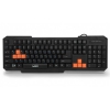 Клавиатура CBR KB 116, 104 кл., slim, провод 1,4м, USB