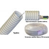 Гофрир. трубка для проводки D50 мм с протяжкой (15 м), Экопласт