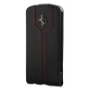 Чехол для iPhone 5c Ferrari FEMTFLPMBL Montecarlo Flip черный кожаный (FEMTFLPMBL)