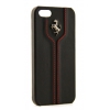 Чехол для iPhone 5c Ferrari FEMTHCPMBL Montecarlo Hard черный кожаный (FEMTHCPMBL)