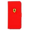 Чехол-книжка для Apple iPhone 5c Ferrari Scuderia красный (FESCRUFLHPMRE)