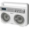 Аудиомагнитола Supra BTS-900 белый/серебристый 10Вт/MP3/FM(dig)/USB/BT/SD