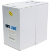 Кабель UTP 2 пары кат.5 <бухта 500м> BaseLevel  <BL-UTP02-5-500,СU PVC>