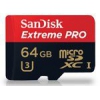 Флеш карта microSDXC 64Gb Class10 Sandisk SDSDQXP-064G-G46A Extreme Pro + adapter