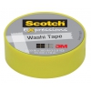 Клейкая лента декоративная 3M Scotch Washi 7100024029 лимон шир.15мм дл.10м (мин.кол.6)