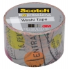 Клейкая лента декоративная 3M Scotch Washi 7000048132 путешествие шир.30мм дл.10м (мин.кол.6)