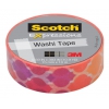 Клейкая лента декоративная 3M Scotch Washi 7100016528 закат шир.15мм дл.10м (мин.кол.6)