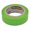 Лента декоративная 3M C314-P31 Scotch Washi, 15мм x 10м, горошек (7000123216) (мин.кол.6)