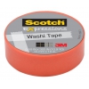 Клейкая лента декоративная 3M Scotch Washi 7000048140 персиковая шир.15мм дл.10м (мин.кол.6)