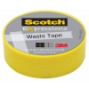 Клейкая лента декоративная 3M Scotch Wash 7100019519 желтая шир.15мм дл.10м (мин.кол.6)