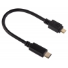 Кабель Hama 00135713 micro USB B (m) USB Type-C (m) 0.75м черный