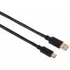 Кабель USB3.1 Hama 00135711 USB A (m)/USB Type-C (m) 1.8м экран. Позолоченные контакты