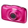 Фотоаппарат Nikon CoolPix S33 розовый 13.2Mpix Zoom3x 2.7" 1080p 25Mb SDXC CMOS IS el 5minF HDMI/KPr/DPr/WPr/EN-EL19 (VNA852KR01)