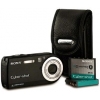 SONY CYBER-SHOT DSC-P120 <BLACK> (5.1MPX, 38-114MM, 3X, F2.8-5.2,JPG,(8-32)MB MS,OVF,1.8",USB2.0,AV,LI-ION NP-FR1)