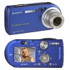 SONY CYBER-SHOT DSC-P100 <DEEP BLUE>(5.1MPX,38-114MM,3X,F2.8-5.2,JPG,(8-32)MB MS,OVF,1.8",USB2.0,AV,LI-ION NP-FR1)