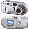 SONY CYBER-SHOT DSC-P73<SILVER> (4.1MPX, 39-117MM, 3X, F2.8-5.2, JPG, (8-32)MB MS, OVF,1.5", USB2.0,AV,NI-MH AAX2)