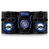 Музыкальный центр  BBK AMS110BT черный/темно-синий DVD