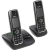 Р/телефон +А/Отв Gigaset C530A DUO <Black> (2 трубки с цв.ЖК диспл.,База) стандарт-DECT,  РО, ГТ