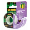 Клейкая лента 3M Scotch Satin замена 475770 7100037434 шир.19мм дл.7.5м полуматовая на мини-диспенсере (мин.кол.12)