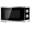 Микроволновая печь 20L GRILL SILVER MS2080MY Rolsen 20 л, механика, гриль, 800 Вт, лицевая панель нержавеющая сталь, серебряная