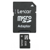 Флеш карта microSDHC 32Gb Class10 Lexar LSDMI32GABEUC10A + adapter