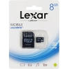 Флеш карта microSDHC 8Gb Class10 Lexar LSDMI8GBBBEU300A + adapter