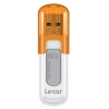 Флеш Диск Lexar 8Gb JumpDrive V10 LJDV10-8GBABEU USB2.0 оранжевый/белый