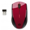 Мышь HP X3000 красный/черный оптическая (1200dpi) беспроводная USB для ноутбука (3but) (K5D26AA)