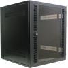 NT WALLBOX PRO.A 13-66 B Шкаф 19" настенный, двухсекционный, чёрный, 13U,  дверь стекло-метал